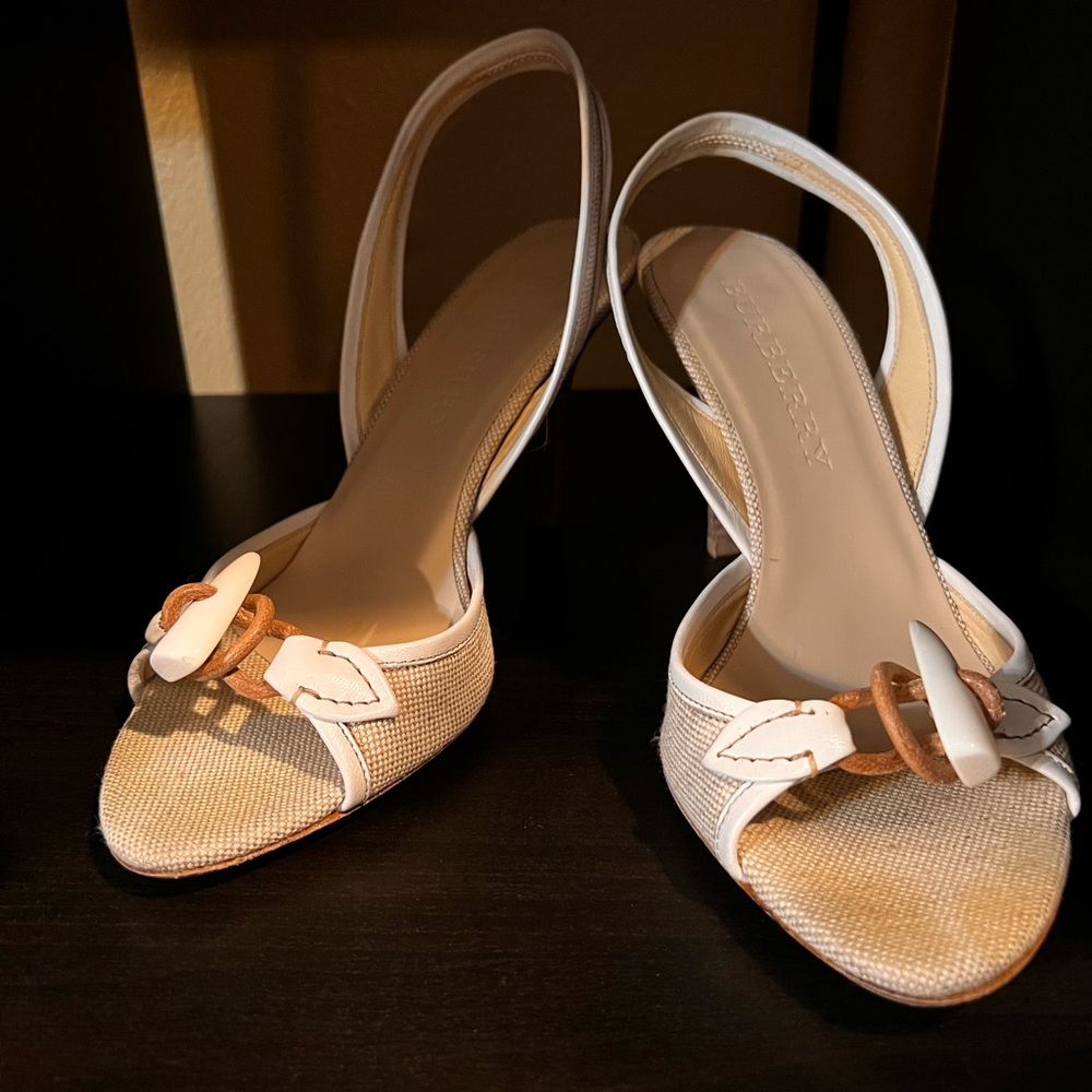 Burberry Sling Sandals